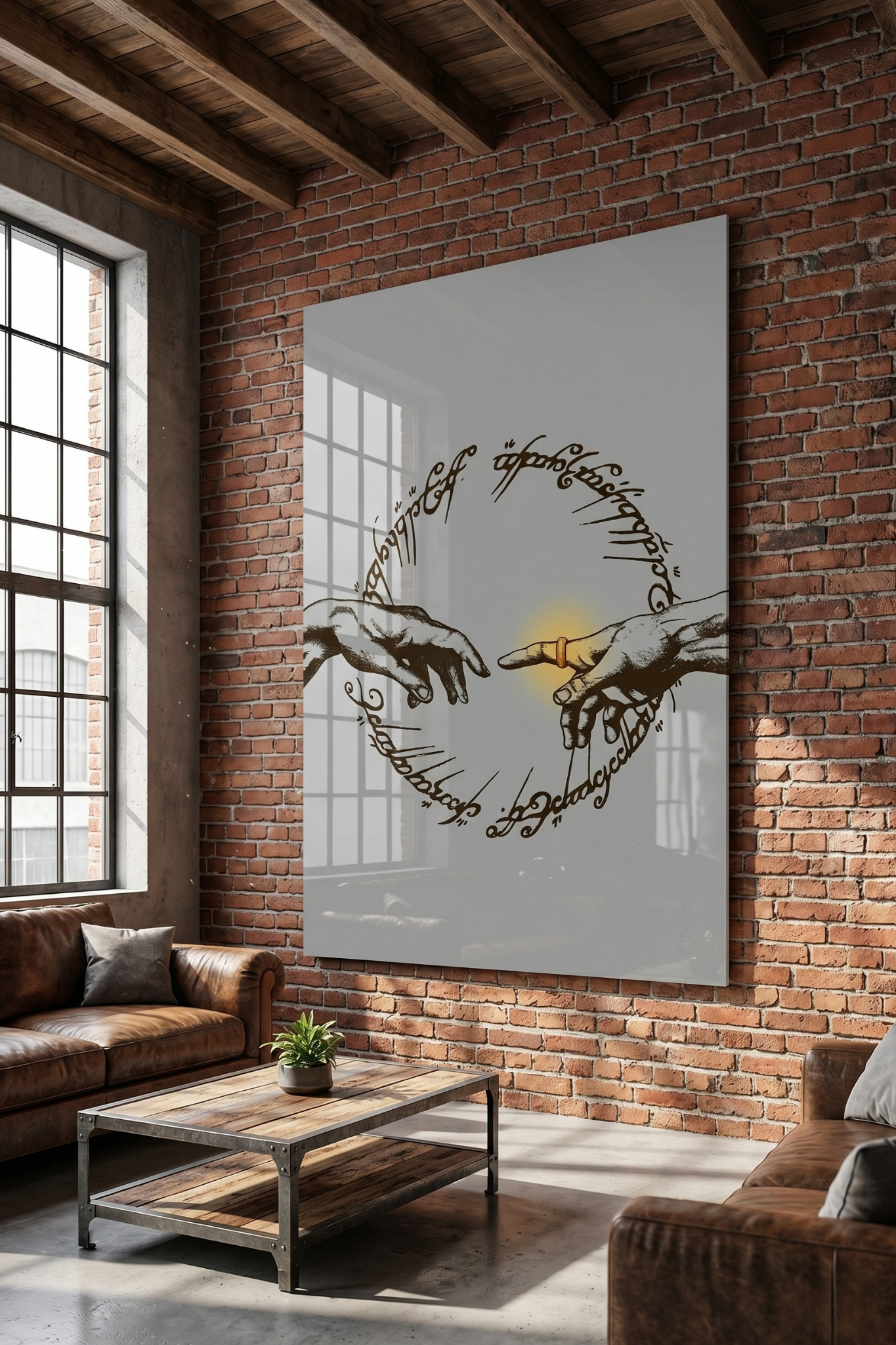 The Creation of the Ring Acrylic Wall Art