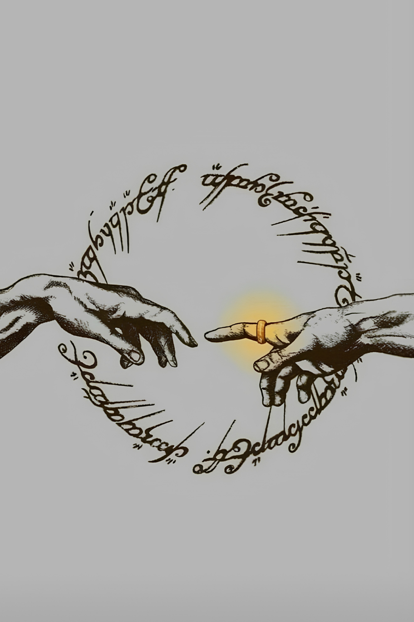 The Creation of the Ring Acrylic Wall Art