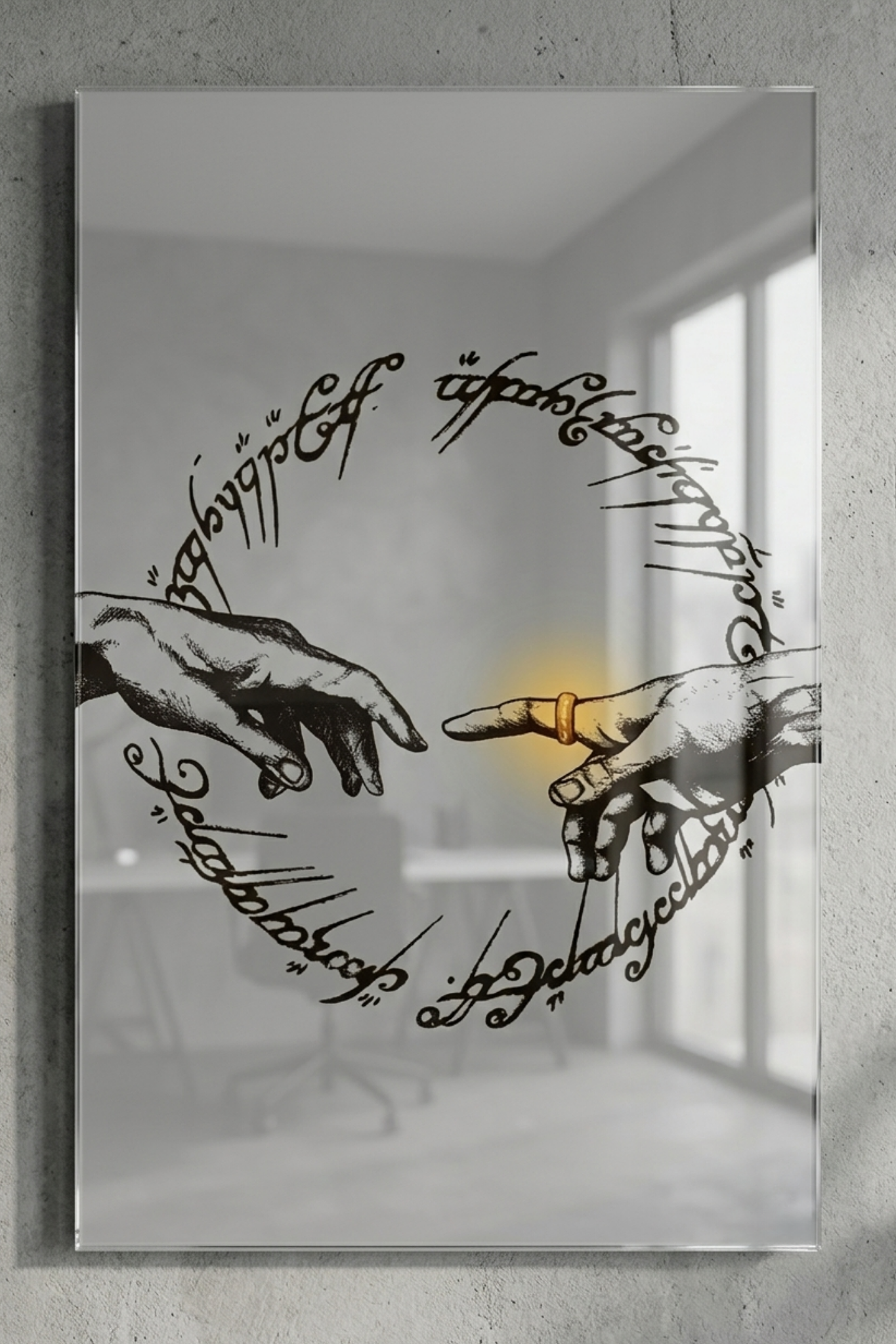 The Creation of the Ring Acrylic Wall Art