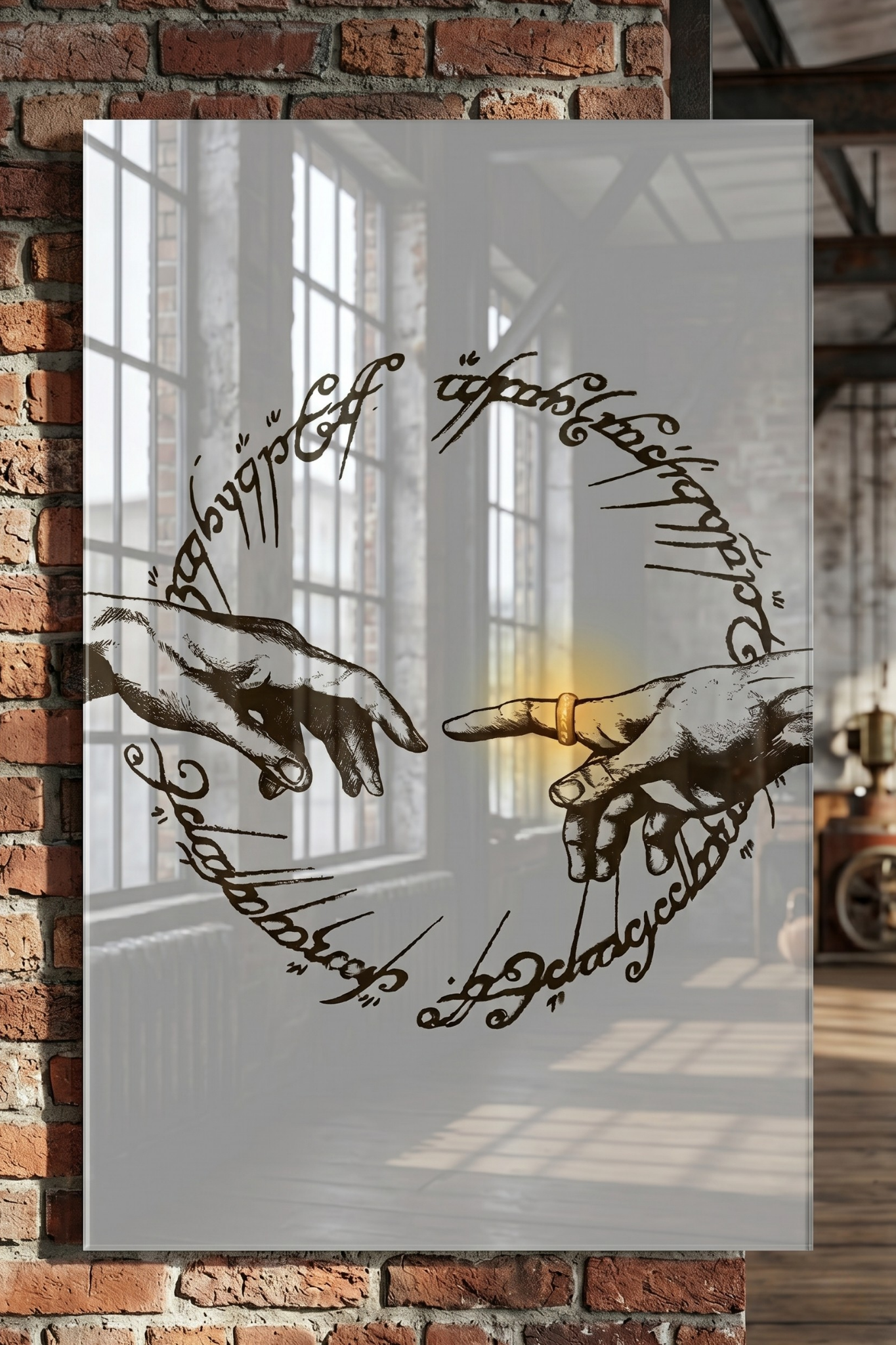 The Creation of the Ring Acrylic Wall Art