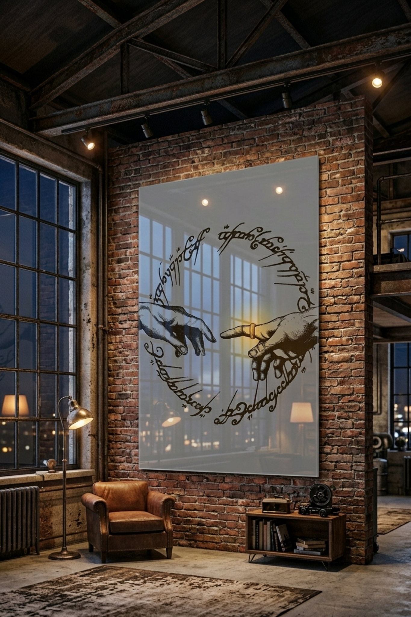 The Creation of the Ring Acrylic Wall Art