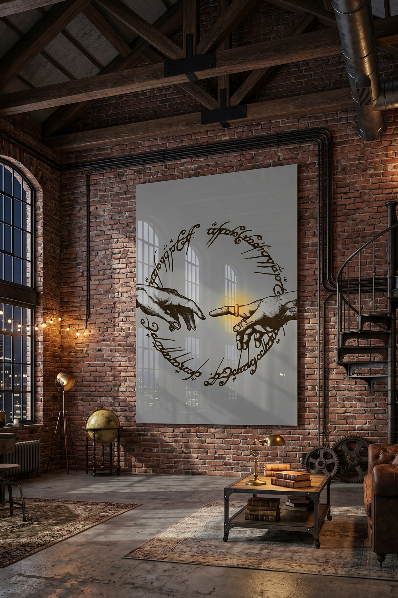 The Creation of the Ring Acrylic Wall Art