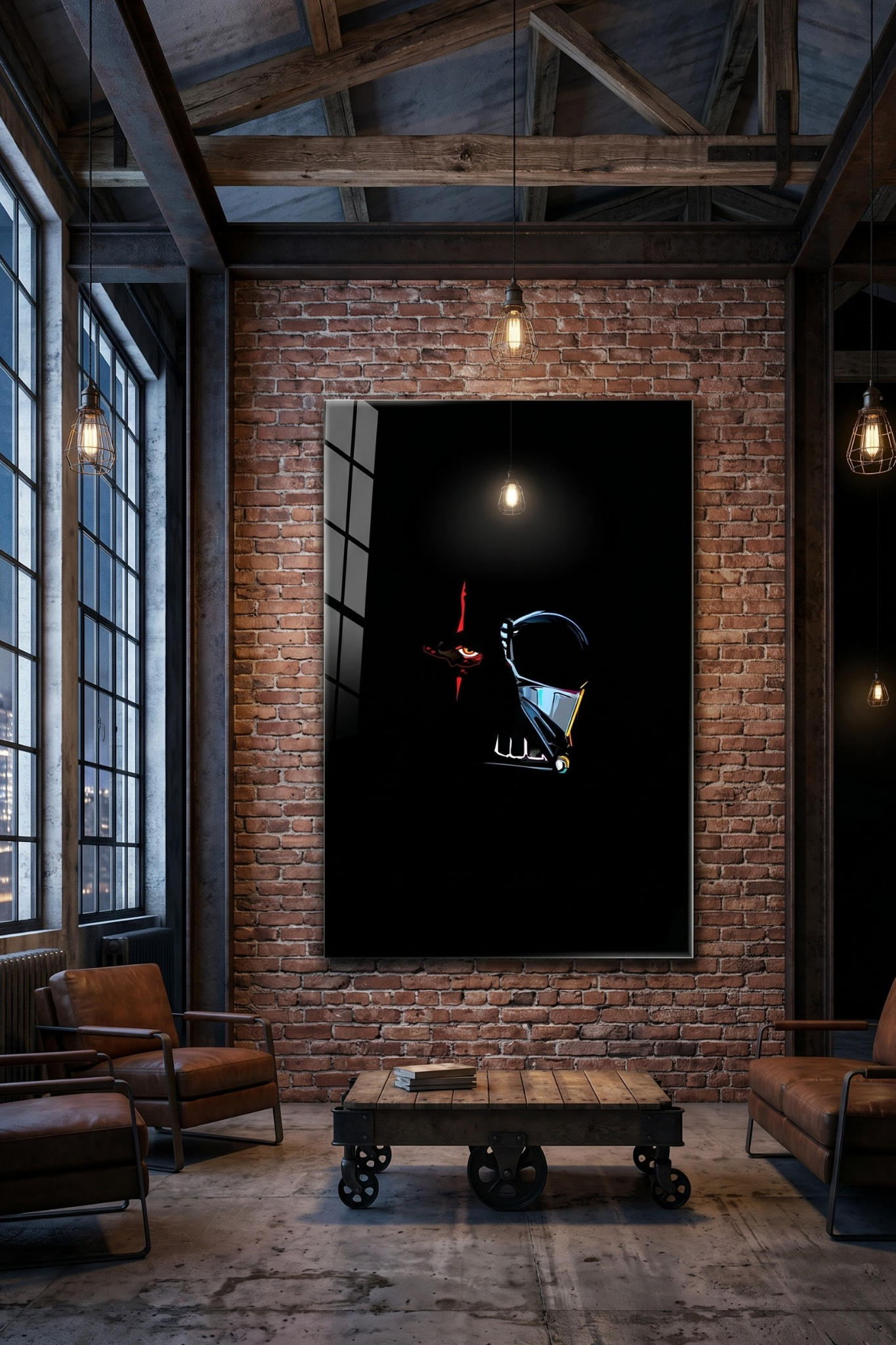 Shadow of the Sith Minimalist Acrylic Wall Art