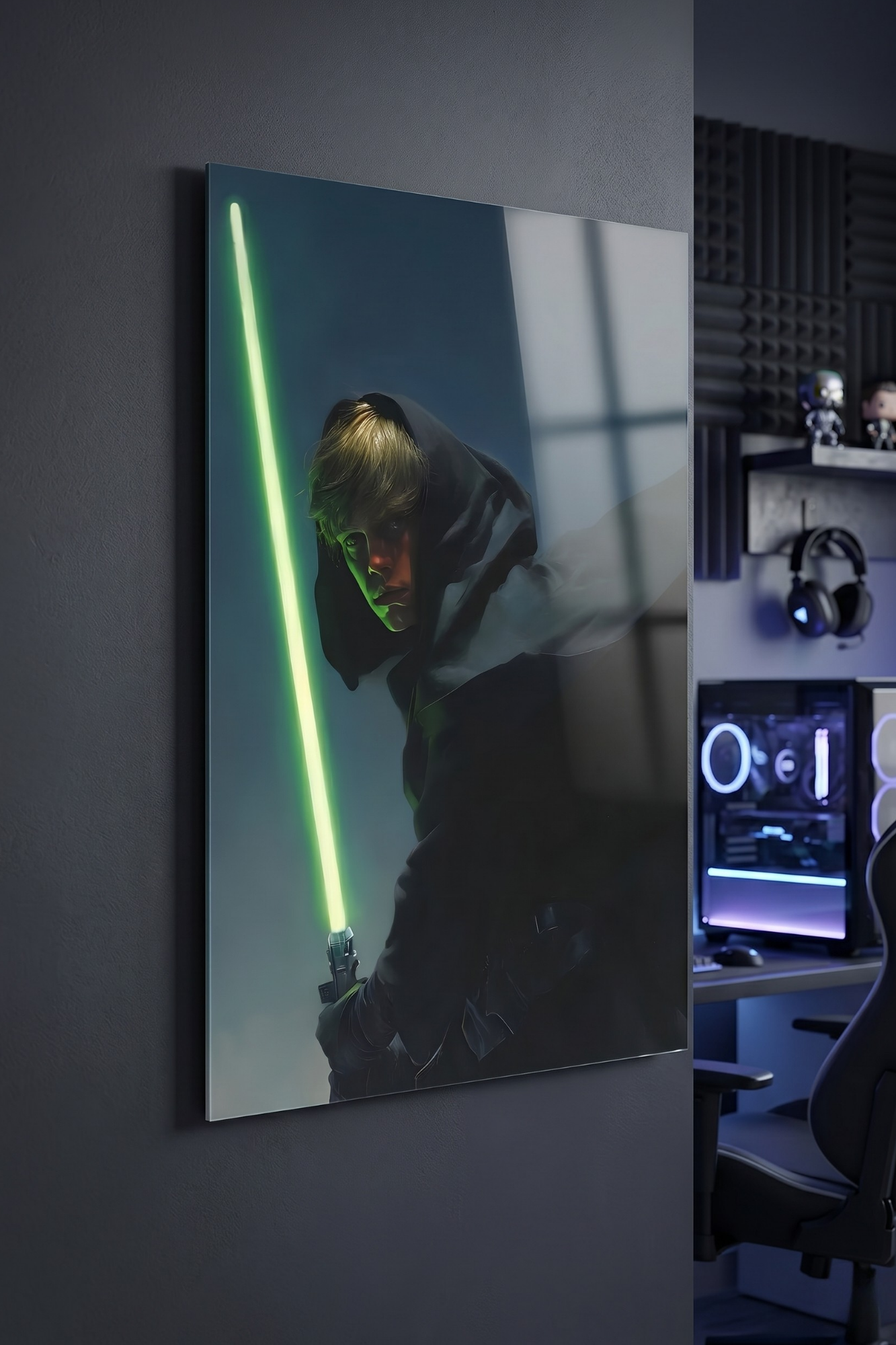 The Emerald Guardian - Premium Acrylic Wall Art