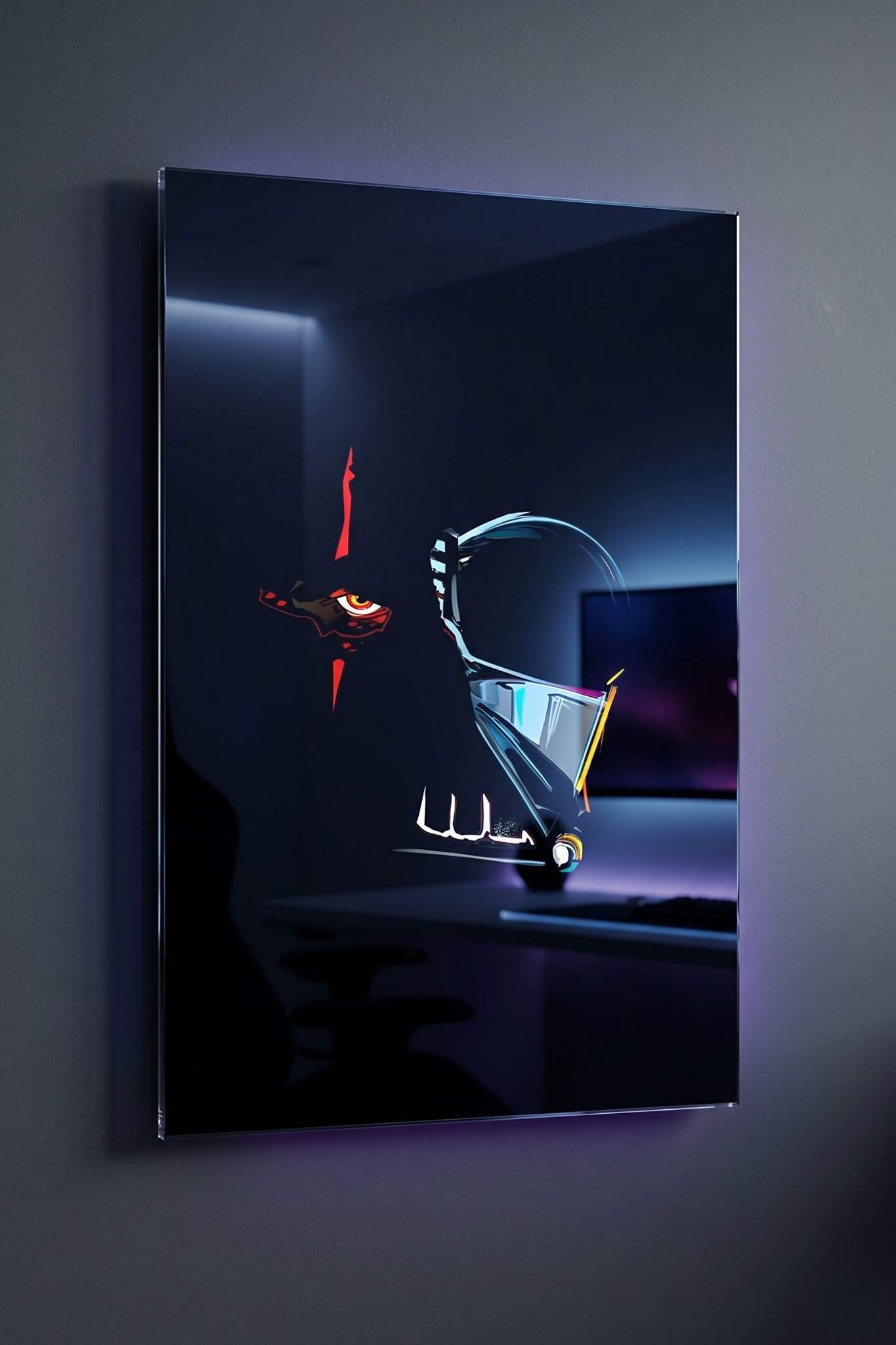 Shadow of the Sith Minimalist Acrylic Wall Art